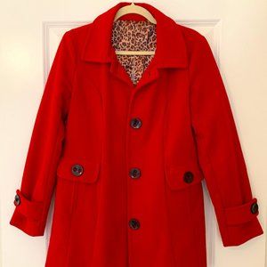 Red Pea Coat